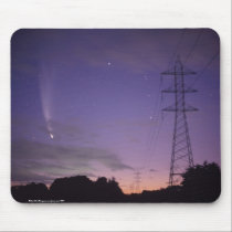 Comet & the Power Lines mousepads