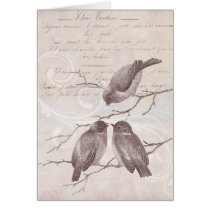 Comfort and Encouragement Vintage Birds cards