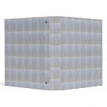 Comfort Blue Fabric Pattern 3 Ring Binder