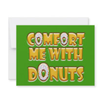 Comfort Me With Donuts invitations by TotallyRandom Comfort Me With Donuts invitations
