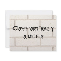 Comfortably Queer invitations