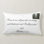 Comforting Pillow with Bible Verse. pillows