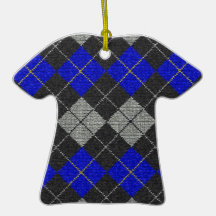 Comfy Argyle Sweater Ornament