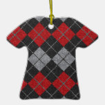 Comfy Argyle Sweater Ornament