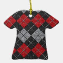 Comfy Argyle Sweater Ornament