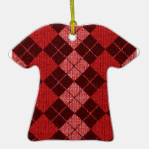 Comfy Argyle Sweater Ornament