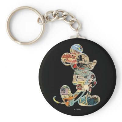 Comic Art Mickey Mouse keychains