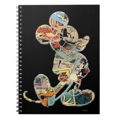 Comic Art Mickey Mouse notebooks