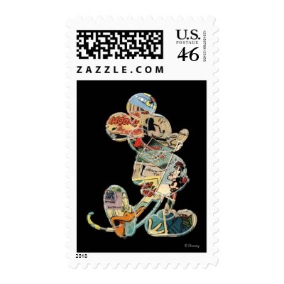 Comic Art Mickey Mouse stamps