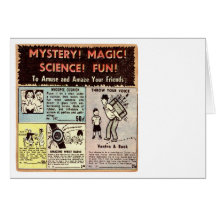 Comic Book Ad - Greeting Card