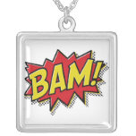 comic book bam! neckless jewelry