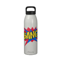Comic book BANG Water Bottle