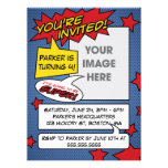 Comic Book Birthday Invitation