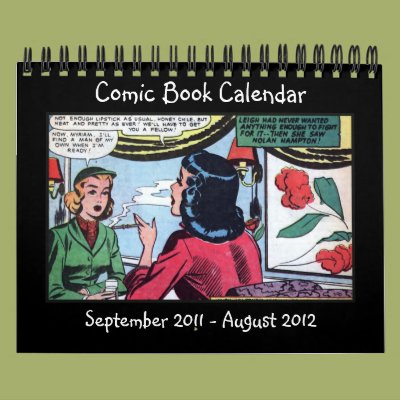 COmic Book Calendar Zazzle_calendar COmic Book Calendar Zazzle_calendar