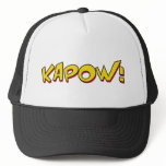 Comic Book Font Cap Mesh Hat
