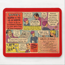 Comic Book Omen Mousepad mousepads