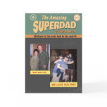 Comic Book Photo Card, Father's Day Birthday