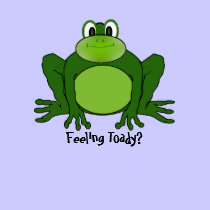 Comic Frog t-shirt - Feeling Toady?