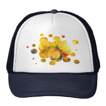 COMIC GOLDEN BUBBLES MESH HATS