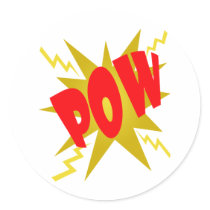 COMIC POW! stickers