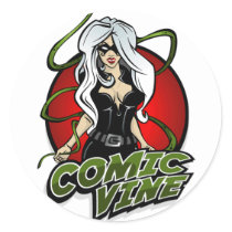 Comic Vine Logo Red sticker