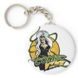 Comic Vine Logo Yellow keychain