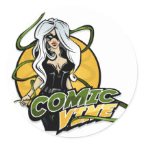 Comic Vine Logo Yellow Sticker