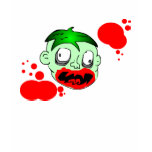 Comic Zombie Baby Doll t-shirts