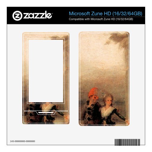 Comicos Ambulantes by Francisco de Goya Decal For The Zune HD