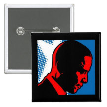 Comics Industry for Obama Button - Side Profile