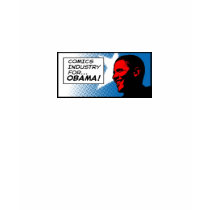 Comics Industry for Obama - Ladies (no back text) t-shirts by comicsindustryobama Comics Industry for Obama - Ladies (no back text) t-shirts