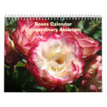 Comienzo del calendario de la oficina de los rosas