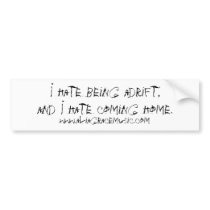 Coming Home Bumper Sticker