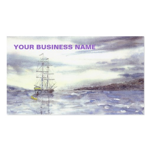 'Coming Home' Business Card (front side)