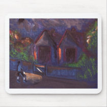 COMING HOME IN THE BLACKOUT MOUSE MAT