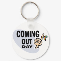 Coming Out Day keychains