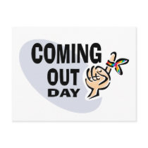 Coming Out Day postcards