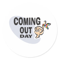 Coming Out day stickers