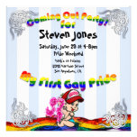 Coming Out Party 1st Gay Pride Invitations invitations