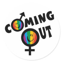 Coming Out stickers