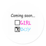 Coming Soon...(Boy) Stickers
