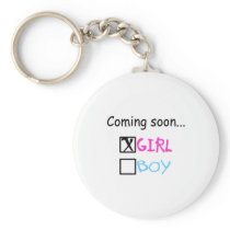 Coming Soon... (Girl) Key Chain