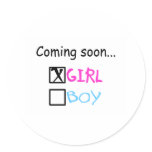 Coming Soon... (Girl) Sticker