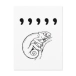 Comma Chameleon Postcards