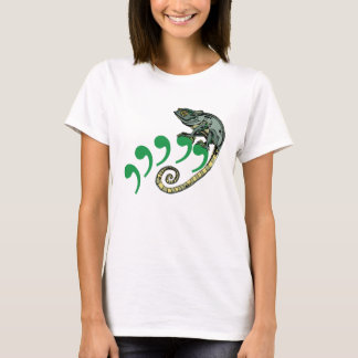 comma chameleon t shirt