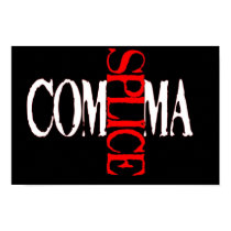 Comma Splice posters by radiocontrolled Comma Splice posters