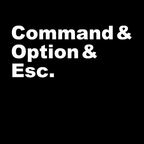 Command & Option & Esc Shirt