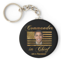 Commander in Chief, Barack Obama Key Chains
