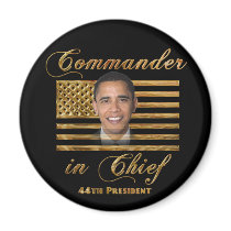 Commander in Chief, Barack Obama Fridge Magnets
