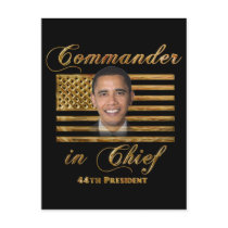 Commander in Chief, Barack Obama Postcard